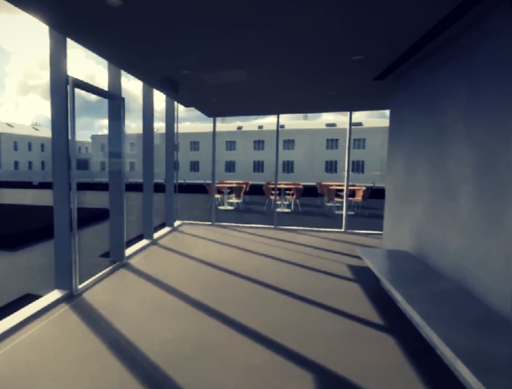 Virtual Reality fly through of St Mary's School, Malton
